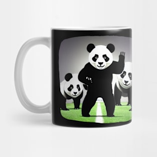 Three Set Up NFL Panda Mug